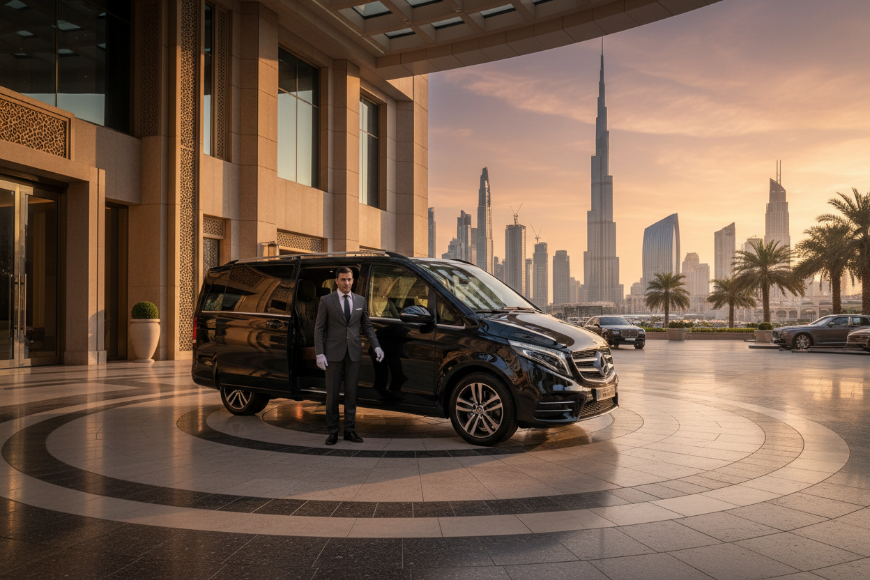Mercedes V-Class Rental Dubai With Chauffeur for Luxury Travel and Business Transportation