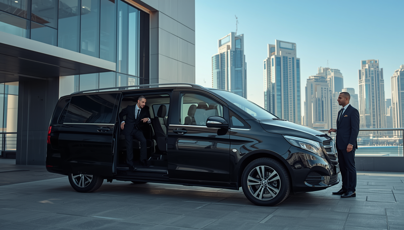 Mercedes Sprinter business travel chauffeur Dubai