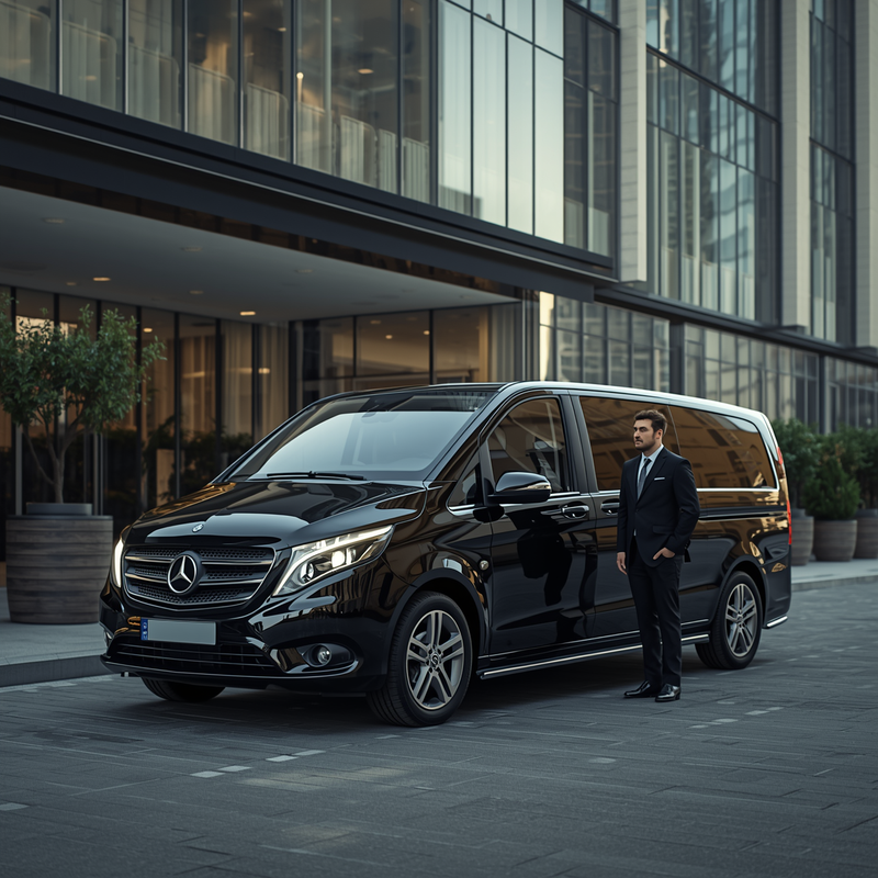 VIP Mercedes Sprinter chauffeur service Dubai
